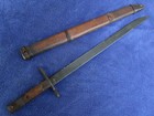 Original Late Ww2 Japanese Type 30 Arisaka Bayonet And Scabbard Maker Jinsen