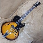 Elk Vintage Hollow Body Electric Guitar Rare 1960s W  Hard Case Jpn Used
