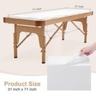 20 Pcs White Disposable Sheets For Massage Table Non Woven Spa Bed Cover  Wat   