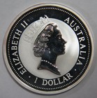 Australia 1995 1oz 999 Silver Kookaburra Bird Bullion World Coin