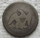 1842 Seated Liberty Silver Dollar Early Rare Key Date Type Coin Obverse Scratch