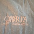 Gildan Georgia Junior Clay Court Open Tennis T-shirt Blue Size L