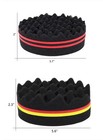 6pc Hair Sponge Set  Magic Curl Glove  Afro Brush  Metal Pick Comb  Twist Comb