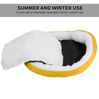 Pet Dog Bed Soft Warm Fleece Puppy Cat Bed Dog Cozy Nest Sofa Bed Cushion For S 