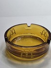 Vtg Mcdonald s 1970 s Ashtray Amber Honey Colored Glass  Smooth Bottom   