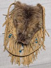 Vintaeg Native American Indian Handcrafted Bag Deerskin Trading Post Fur Leather