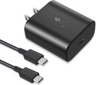 45w Usb-c Charger   6ft Cable For Samsung Galaxy S22 S23 s21 s20 note 20