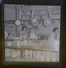 Civil Defense Mass Feeding Training Photo Negative 1957 Ladies Pots Pans Dishes