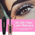 2 Pack 4d Silk Fiber Lash Mascara  Long Lasting Eyelashes  Lengthening And Thick