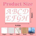 Stencil Letters For Painting  1 2  3 4  1  2 Inch Letter Stencils  Small Plastic