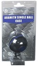 Aramith Single Ball Case - Black And Blue - Clip-on Cue Ball Case - 2 25 
