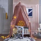 Bed Mosquito Net Bed Canopy For Boys girls Room Bed Crib Hanging Round Play Tent