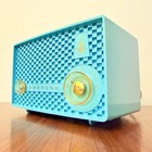 Vintage Emerson 915-b Radio Turquoise Ocean Mcm Tube 1960 Rare