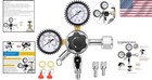 Dual Gauge Co2 Regulator For Kegerator - 1 4         5 16       Barb