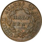 1834 Au55 Classic Head Half Cent  Pcgs 50883836