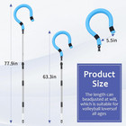 Adjustable Volleyball Spike Trainer With Question Mark Hook-durable Lightweight