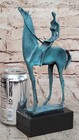 Abstract Modern Art Horse Sculpture By Salvador Dali In Bronze With Patina