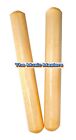 Pair 10 Inch Wood Claves Hq Percussion Instrument Latin Folk Hand Clave Sticks