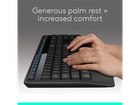 Logitech Mk345 Wireless Combo Full-sized Keyboard With Palm Rest And Comfortable
