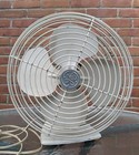 Vtg 1950s General Electric Ge Desktop Table Fan 4 Blade Works Oscillating