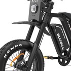 Bluvall 3000w Peak 60v 30ah 20  Fat Tires 35 Mph 7 Speed Off Road E Bikes Adults