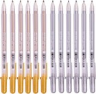 Sakura Gelly Roll Gel Ink Pen Set  Medium Point  pack Of 12   color Mix  silver 