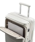 Samsonite Paralux Domestic 23  Hardside Carry-on Spinner Luggage  Stone Gray