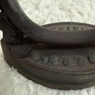 Antique  Sensible Sad Iron  4 With Quick Release Handle Cast Iron And Wood