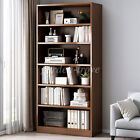 6-tier Bookshelf Wood Bookshelf For Organized And Easy Access Storage  Study