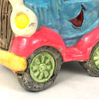 Mid Century Retro Hand Painted Plaster Jalopy Car Automobile Coin Bank