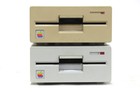Lot Of 2 Vintage Apple Computer  Inc  5 25  External Floppy Disk Drive A9m0107