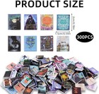 300 Miniature Books Set  1 12 Scale Models For Dollhouse Bookshelf Decor