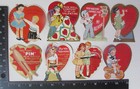 Lot Of 11 1930 s Vintage Valentine Cards   All Used  Great Old Misc  Group  Vv25