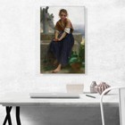 Artcanvas The Broken Pitcher 1891 Canvas Art Print By William-adolphe Bouguereau