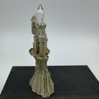 1989 Masterworks Fine Pewter Castle W 3 Crystals  5  T