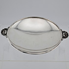 Rare Sterling Silver Georg Jensen No  355g Shell Handled Dish Denmark  no Mono