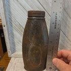 Vintage Metal Bottle Unknown Maker 