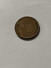    double Die Error -1955 D Lincoln Wheat Small Cent Circulated Us Coin