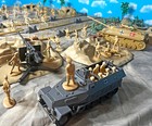 Wwii North Africa Campaign Playset - 54mm Plastic Toy Soldiers