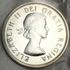 1964 Canada 25 Cents Silver Coin - Proof-like In Mint Cello Km 52 - Ca25c64