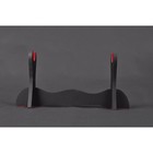 Single Tier Black Sword Stand Red Felt Prevents Scratches