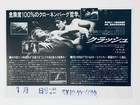 Original Crash 1996 David Cronenberg James Spader Japanese Movie Flyer Chirashi