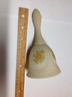 Fenton Hand Painted And Signed Glass Bell W flowers Vintage Retro Beauty Dainty