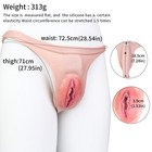 Silicone Fake Vagina Underwear Thong Gaff Panty Toy For Transgender Crossdresser