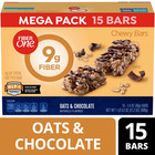 Fiber One Chewy Bars  Oats And Chocolate  Mega Pack  15 Count  21 2 Oz