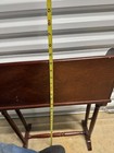 Brandt English Regency Style Cherry Bookshelves   Table With Pull Out Shelves
