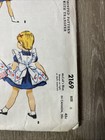 Vintage Antique Mccall   s Printed Pattern Child   s Dress   Pinafore 2169  Size 6