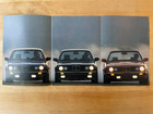 Vintage 1987 Bmw Brochure 325 325i 325is Sales Advertising Original Car Catalog