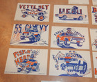Lot Of 14 - 1972 Exhibit Supply Co  Arcade Cards Weird-ohs Ed Roth Style