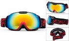 Mens Red Cross Snow Ski Goggles Winter Snowboard Large Double Lens Anti-fog New 